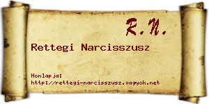 Rettegi Narcisszusz névjegykártya